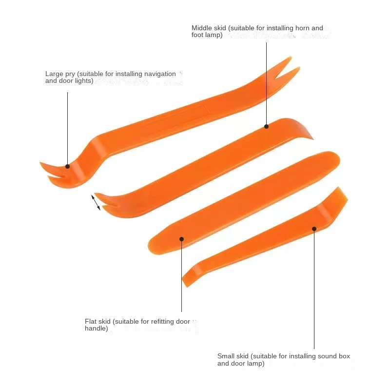 Новинка 4 шт. ABS автомобильный аудио дверной зажим инструмент для снятия панели