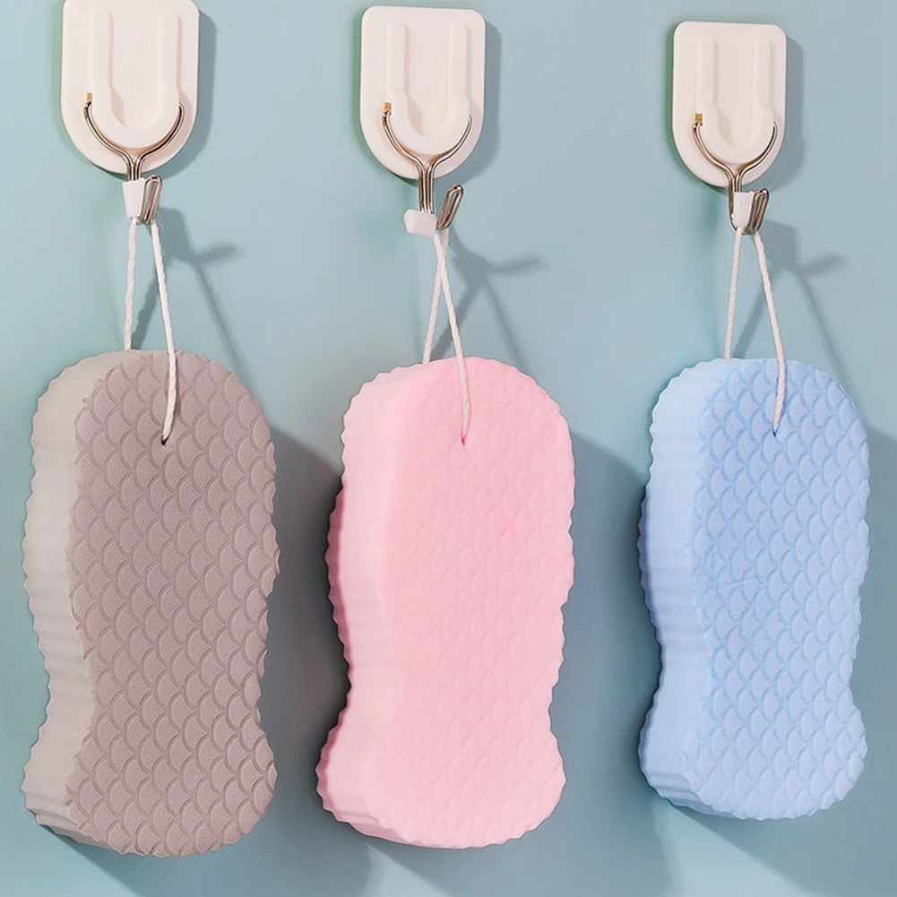 

4PCS 3D Magic Children Bath Sponge body Exfoliating Dead Skin Sponge Massager Cleaning Shower Brushes Peeling Sponge Artifact