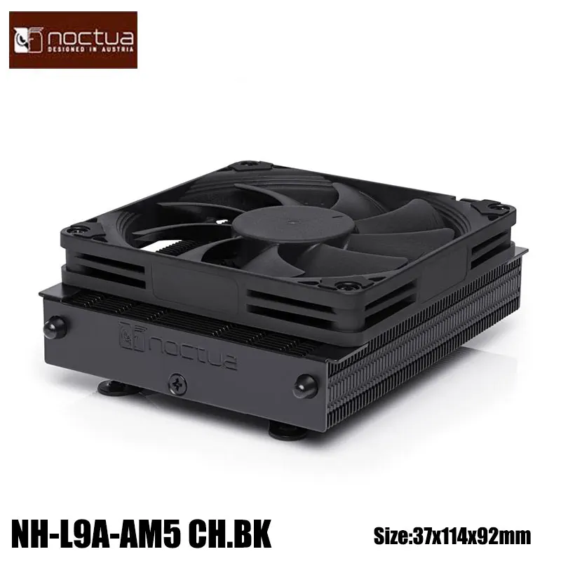 Фото Noctua NH-L9a-AM5/NH-L9i 92 мм радиатор воздушного охлаждения под давлением вниз, компьютерный процессор сверхнизкой высоты 37 мм №1