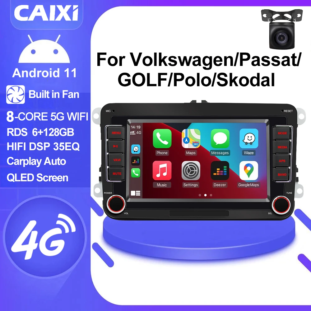 Автомагнитола 2 Din Android мультимедийный плеер для Volkswagen VW Passat B6 B7 CC Tiguan Touran GOLF POLO Jetta