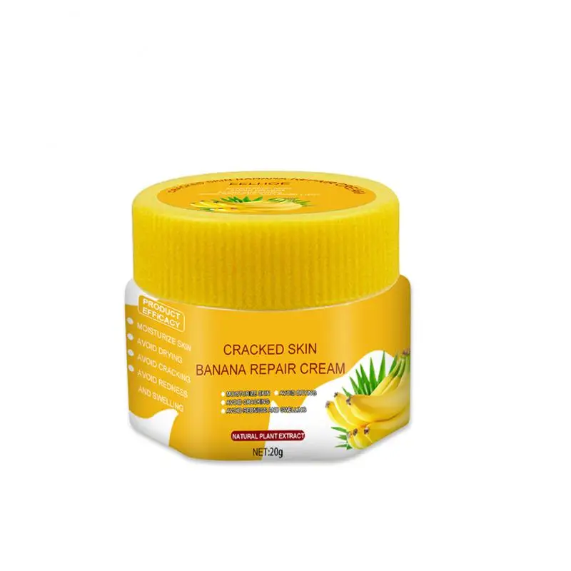 

Крем для ног с натуральным банановым маслом, увлажняющий восстанавливающий крем для удаления огрубевшей кожи, трещин и пятки, 20 г