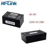 Free Ship 10pcs HLK-20M05  AC DC 220V to 5V 20W Isolated Switch Step Down Ultra-small Series Power Supply Module Home Automation