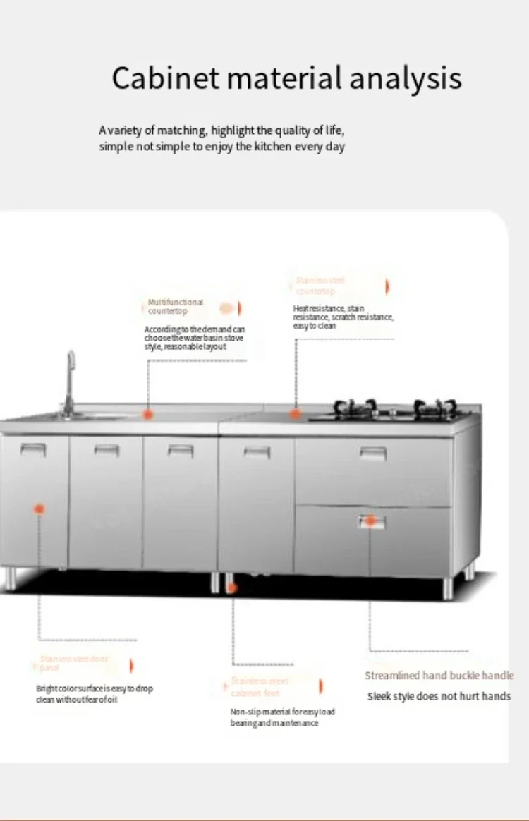 Для встроенного шкафа из нержавеющей стали индивидуальный ящик кухонная