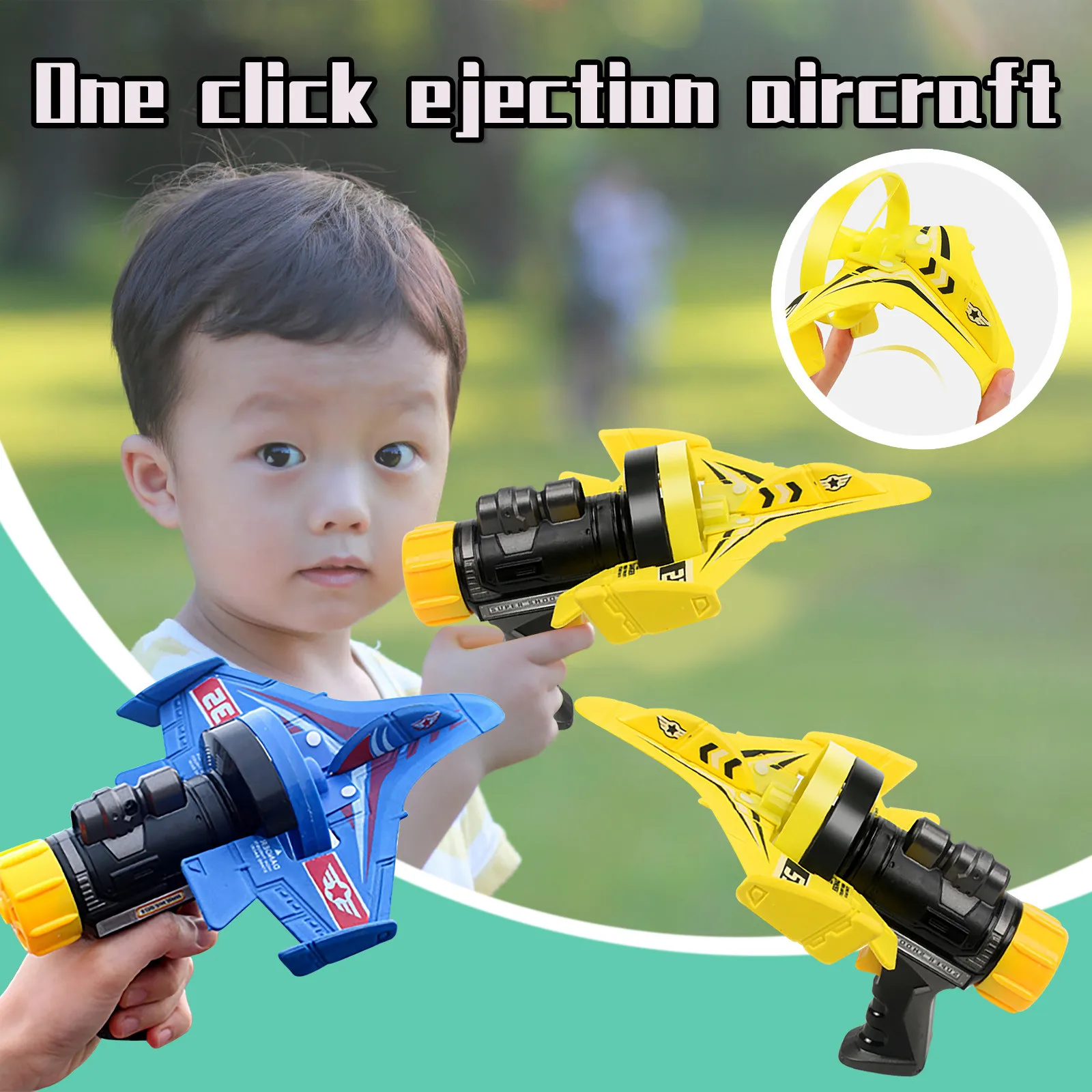 

Bubble Airplane Model Catapult Airplane Children Catapult Foam Handheld Water Games for Toddlers Magnetic for Kids