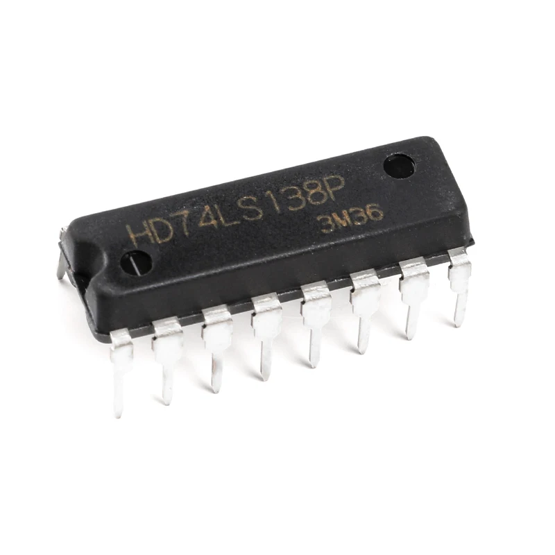 

10PCS/Pack New Original in-line HD74LS138P DIP-16 decoder/demultiplexer chip