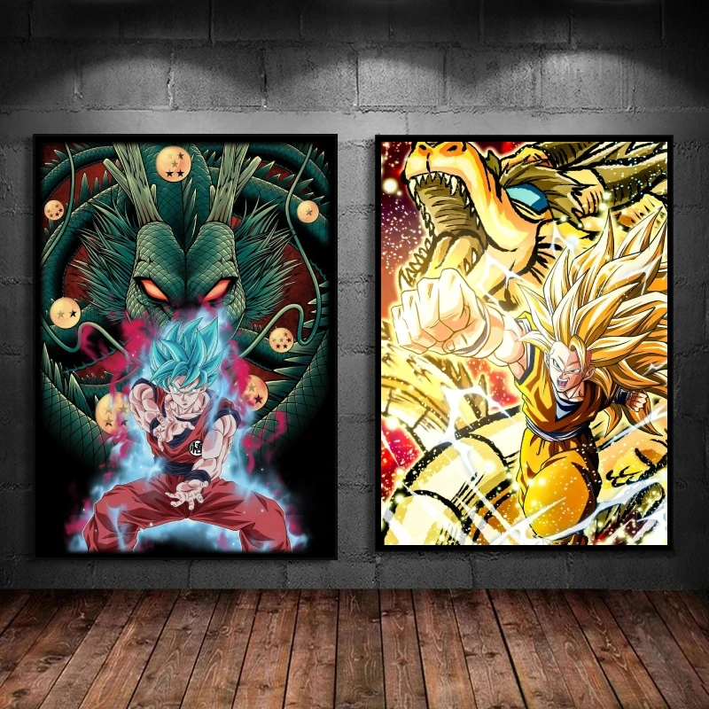 

Anime Character Pictures Dragon Ball KaKarot Friends Gifts Classic High Quality Art Home Room Painting Wall Stickers