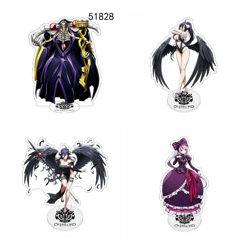 Фигурки аниме Overlord albedo Ainz Ooal платье косплей акриловые подставки персонаж Shalltear