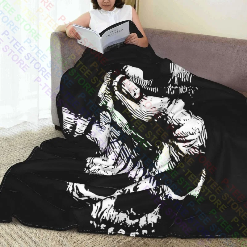 Череп рука знак рога тяжелый металл рок н-ролл лента тату-одеяло Raschel покрывало