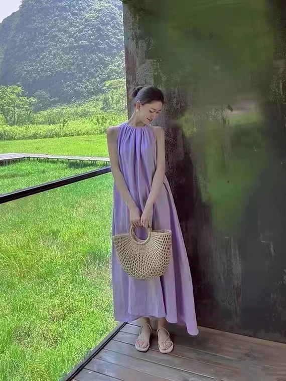 Платье в стиле интернет-знаменитостей для пожилых людей популярная стильная