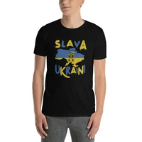 glory to ukraine t shirt slava ukraini tee short sleeve unisex 100 cotton casual t shirts loose top size s 3xl