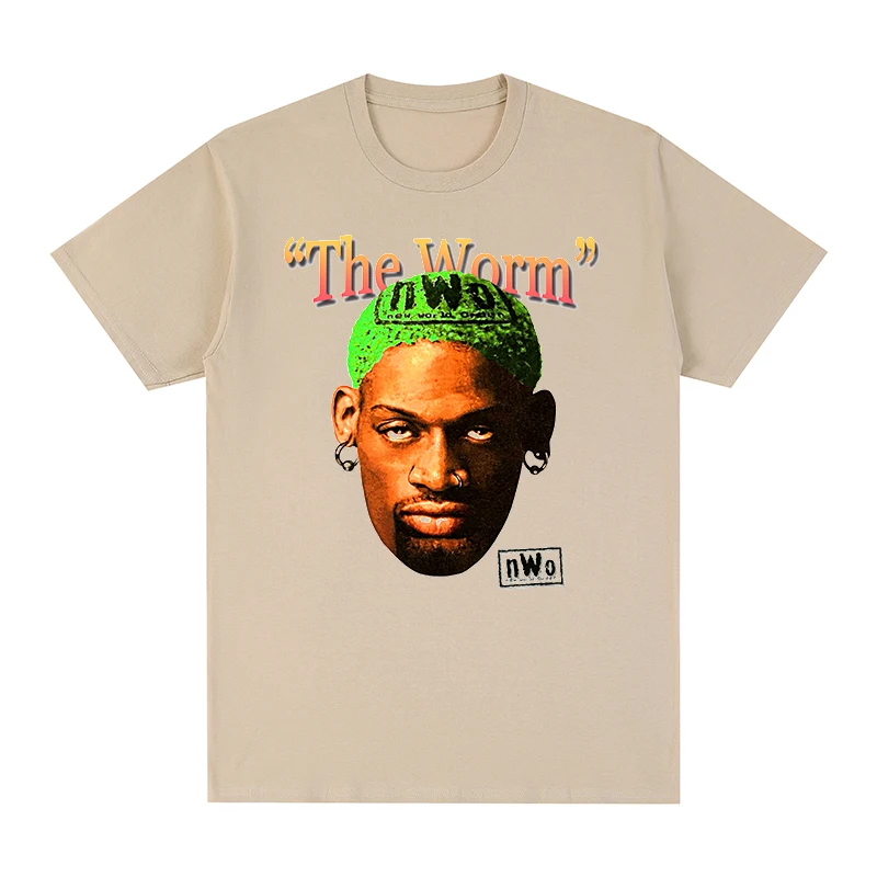 Dennis Rodman 90 Rodzilla Vintage T-shirt Summer Fashion Cotton Men New TEE TSHIRT Womens Tops