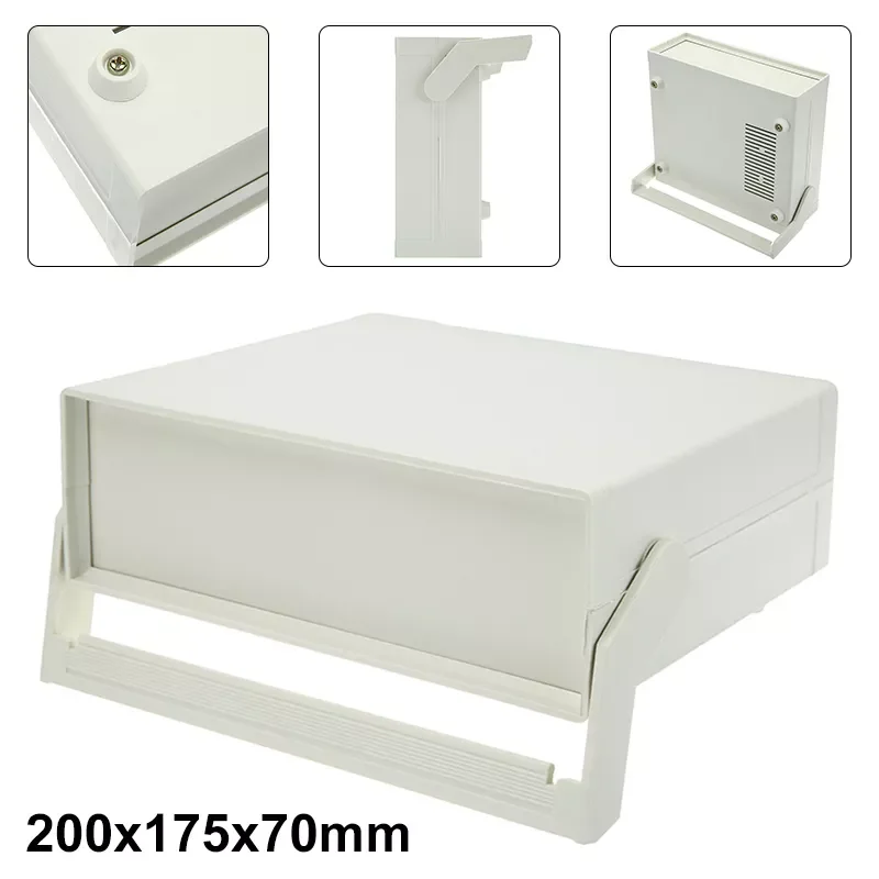 

2019 New Plastic Enclosure Electronics Project Case Instrument Shell Box 200*175*70mm Power Control Cabinet With Screws