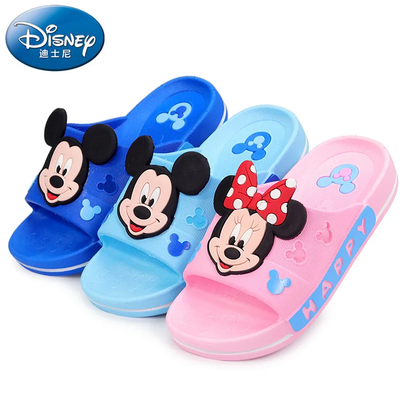 

Disney children's slippers Mickey mouse summer boys home indoor sandals girls baby sandals and slippers