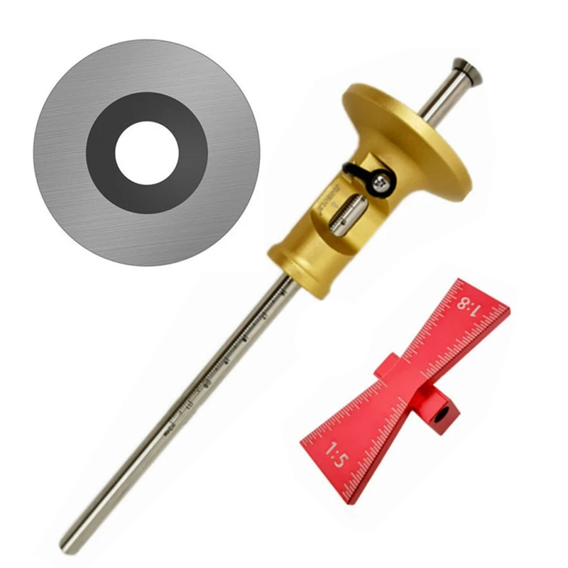 

Dovetail Marking Jig Marking Tool for Quick Measurement Transfers Soft Woodworking Wood Scribe Tool High Precision