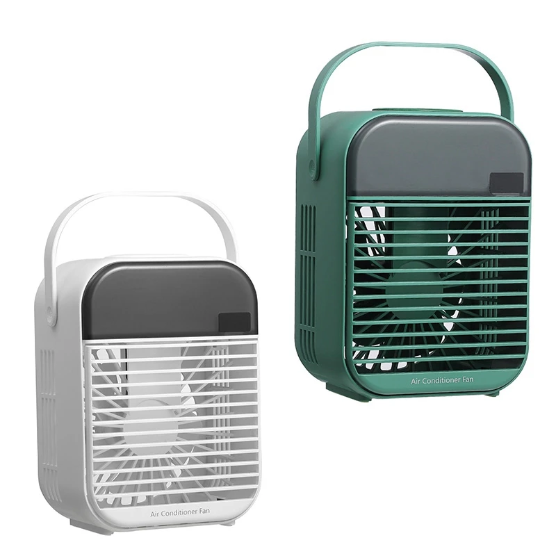 

Digital Display Cooling Fan Silent Night Light USB Humidifying Spray Air Cooler For Desktop