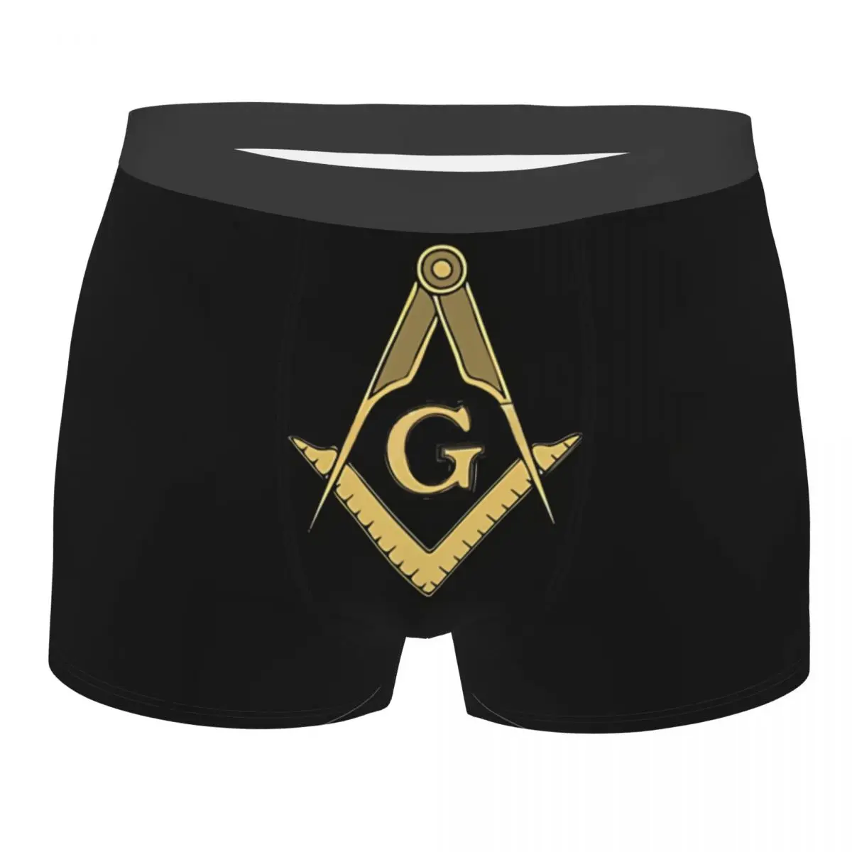 

Freemasonry Symbol Underpants Cotton Panties Man Underwear Print Shorts Boxer Briefs