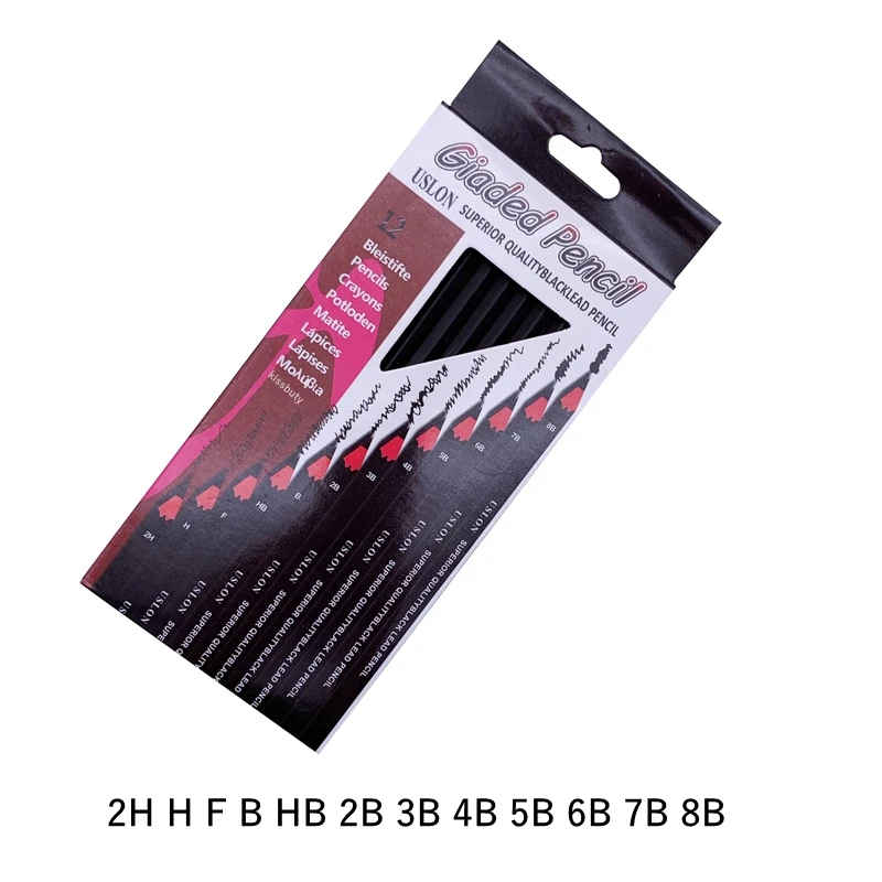 

kissbuty Профессиональные графитовые карандаши 12 шт.