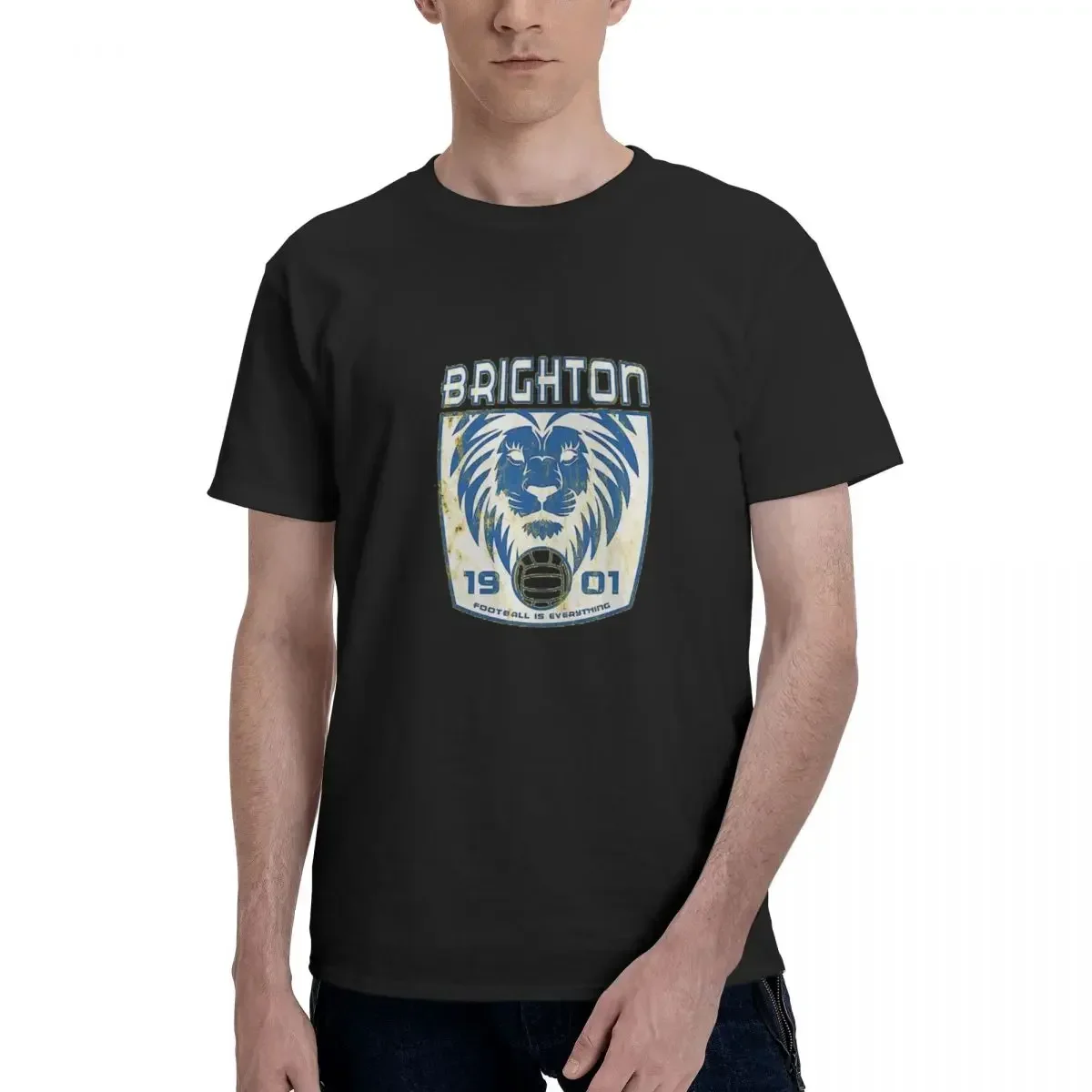Футболка Football Is Everything - Brighton Alpha Fan Retro из 100% хлопка мужские забавные футболки с