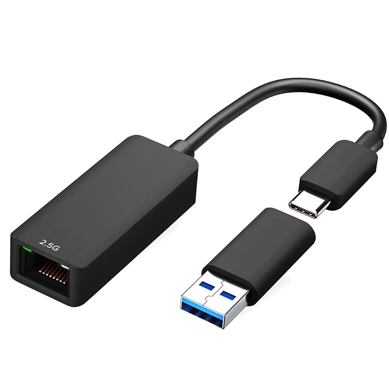 

2.5G USB3.0 External Network Cable To RJ45 Interface 2500M Game Network Card Two Gigabit