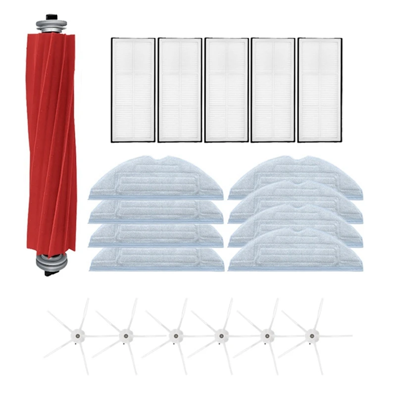 

For Mi Roborock S7 Accessories Mop Cloth Hepa Filter Side Brush S7 Plus Robot Vacuum Cleaner Main Brush Detachable 13