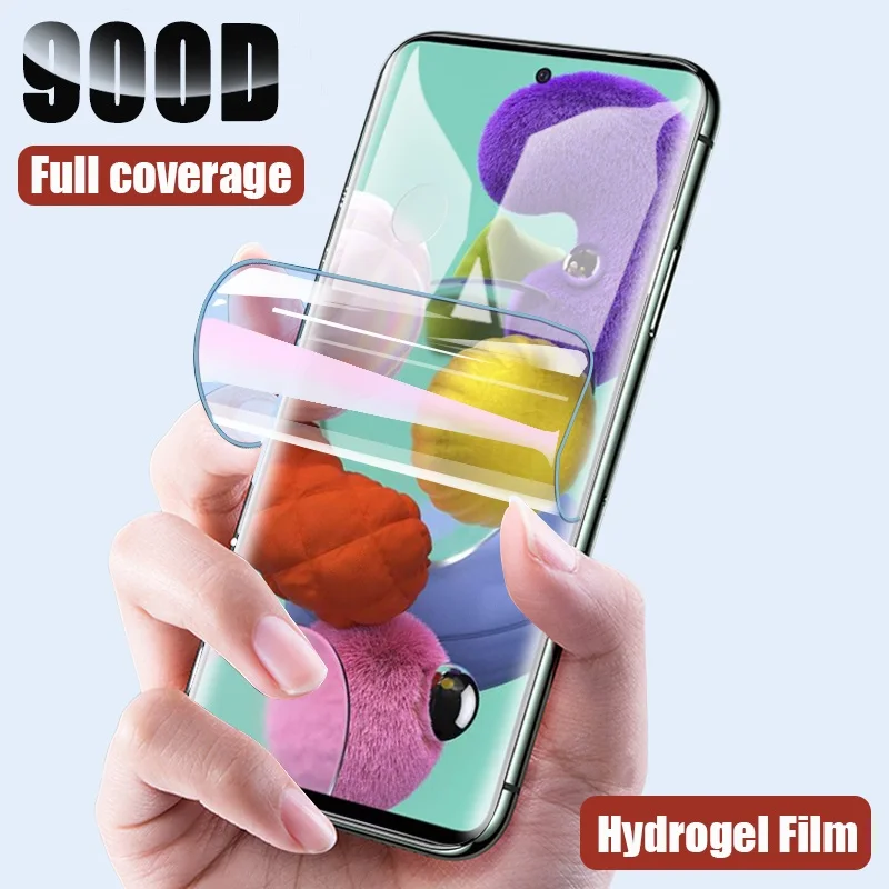 

Hydrogel Film Full Cover For Samsung Galaxy A50 A51 A52 A33 A53 A70 A71 A72 A73 A12 A21S A52S A30 A20 A10 Screen Protector