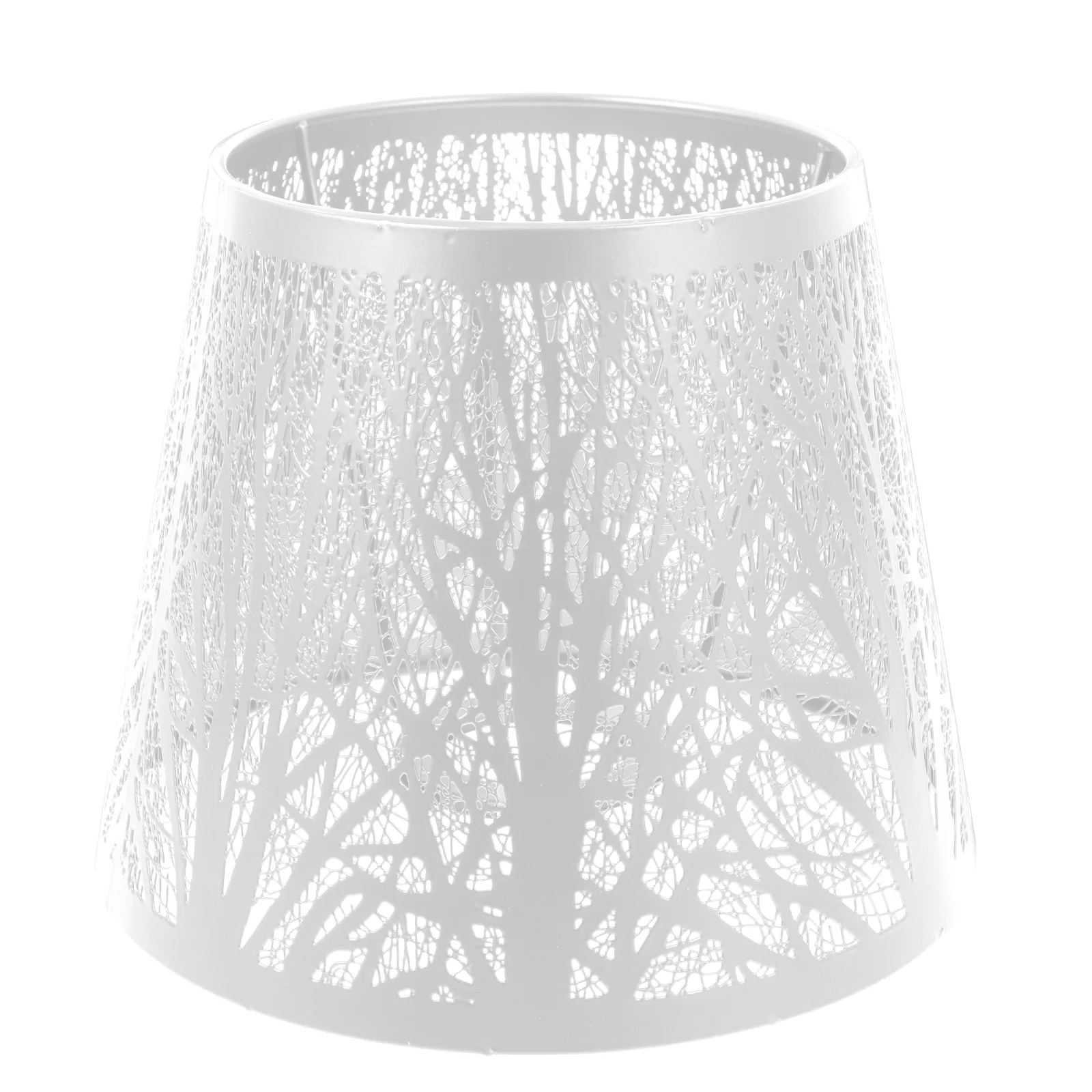 

Hollow Wrought Iron Lampshade E27 Light Mouth Cover Decor Exquisite Iron- Durable