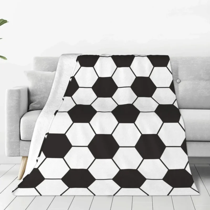 Классическое трикотажное одеяло для футбола футбольные мячи спортивное