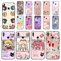 bandai sailor moon phone case for huawei honor 10 i 8x c 5a 20 9 10 30 lite pro voew 10 20 v30