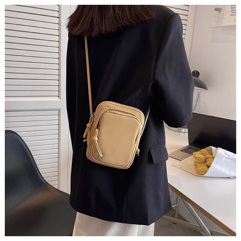 Casual Small Square pu Bag for women Multicolour Messenger Bag Female Shoulder Bag Mobile Phone Bag Wallet Card bag