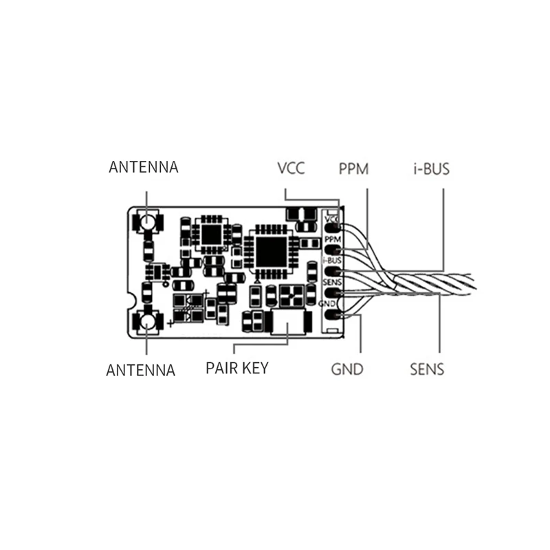 Приемник радиопередатчика 2,4G 18CH Ftr16s PPM/BUS/ IBUS для телефона от AliExpress RU&CIS NEW