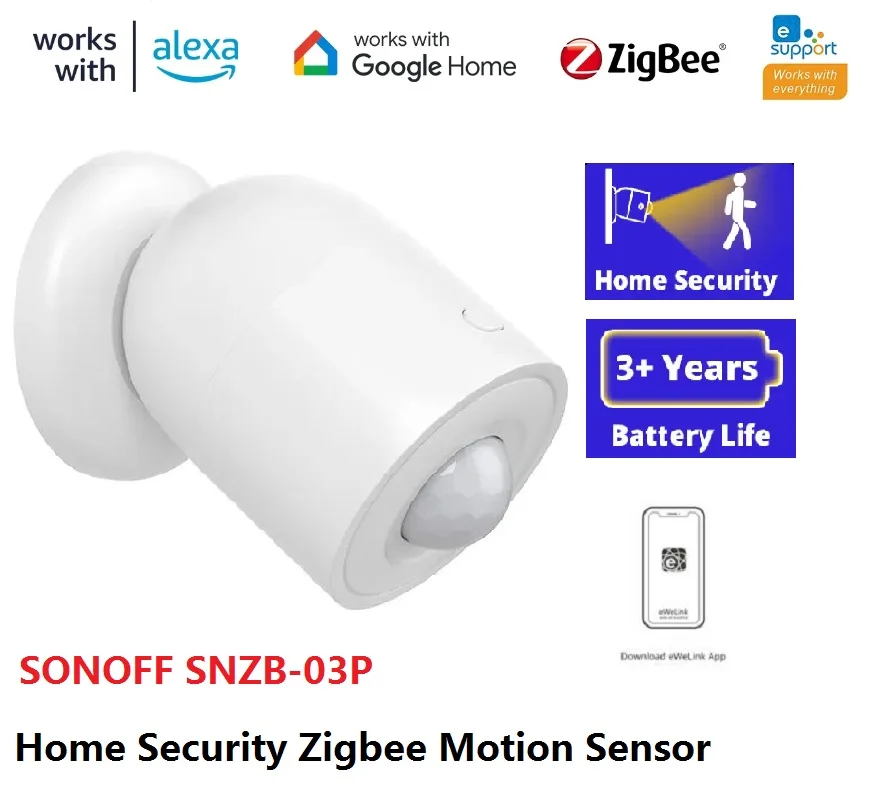 SONOFF SNZB-03P Датчик движения Zigbee Домашняя безопасность Локальная интеллектуальная
