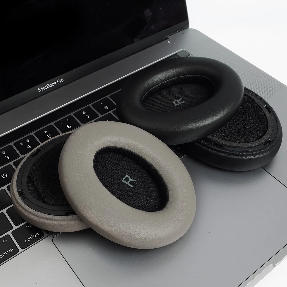 Фото Сменные пенопластовые амбушюры для наушников Sennheiser MOMENTUM 4,0, беспроводная серия, подушечки из пены с эффектом памяти, протеиновая кожа №5