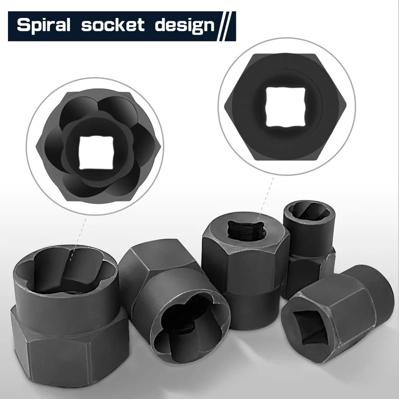 Набор инструментов для удаления ударных болтов и гаек набор нескольких размеров