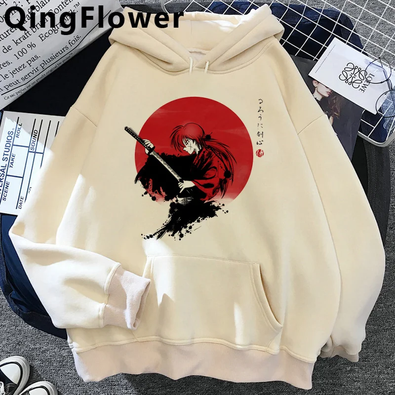 

Толстовка мужская с капюшоном и принтом «Самурай», 2022