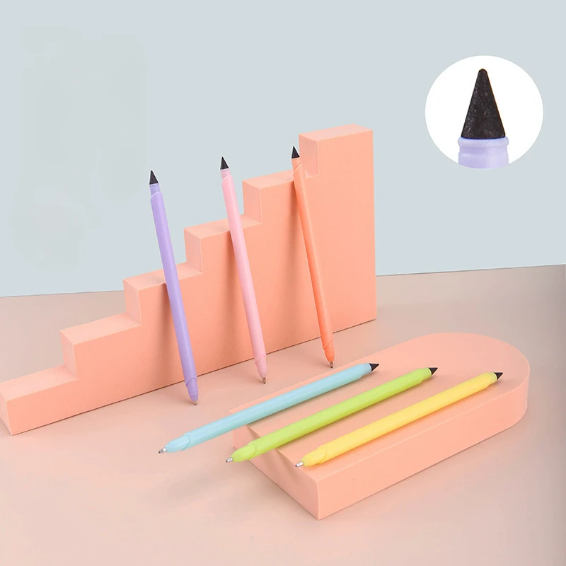 

Inkless Pencil Eternal Double Headed Macaron Color Unlimited HB Pen Sketch Painting Tool School Supplies for Kid Stationery