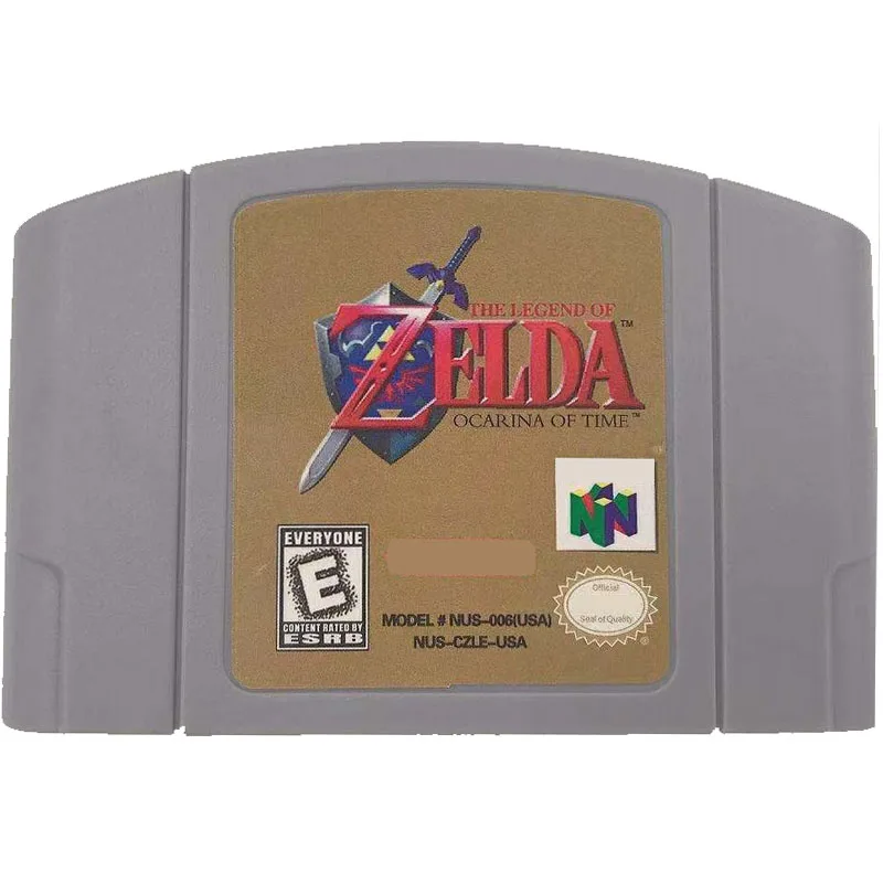 Картридж игровой Legend of Zelda Ocarina of Time N64, NTSC Версия, английский язык, анимация, превосходное качество для N64
