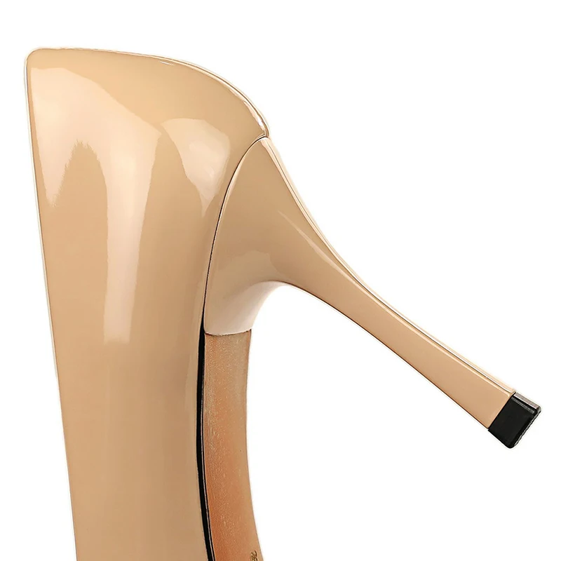 Туфли BIGTREE женские на шпильке 8 5 см Элегантные Глянцевые офисные туфли-лодочки из