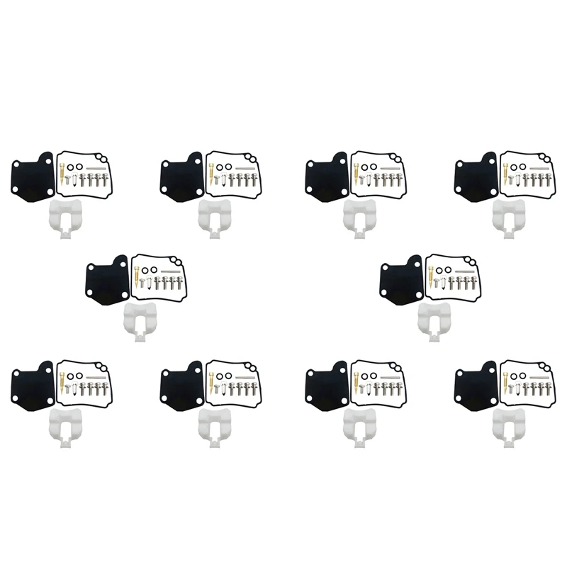 

10X 63V-W0093-00 Boat Motor Carburetor Repair Kit For Yamaha 2-Stroke 9.9HP 15HP Outboard Engine