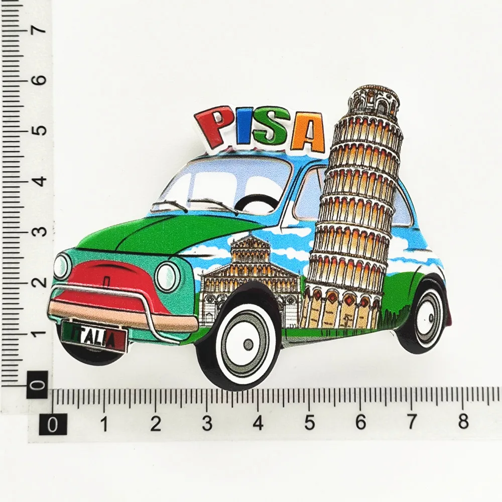 

Европа Италия Roma Pisa смола 3D магниты на холодильник туризм сувенир наклейка на холодильник ремесленное подарочное украшение