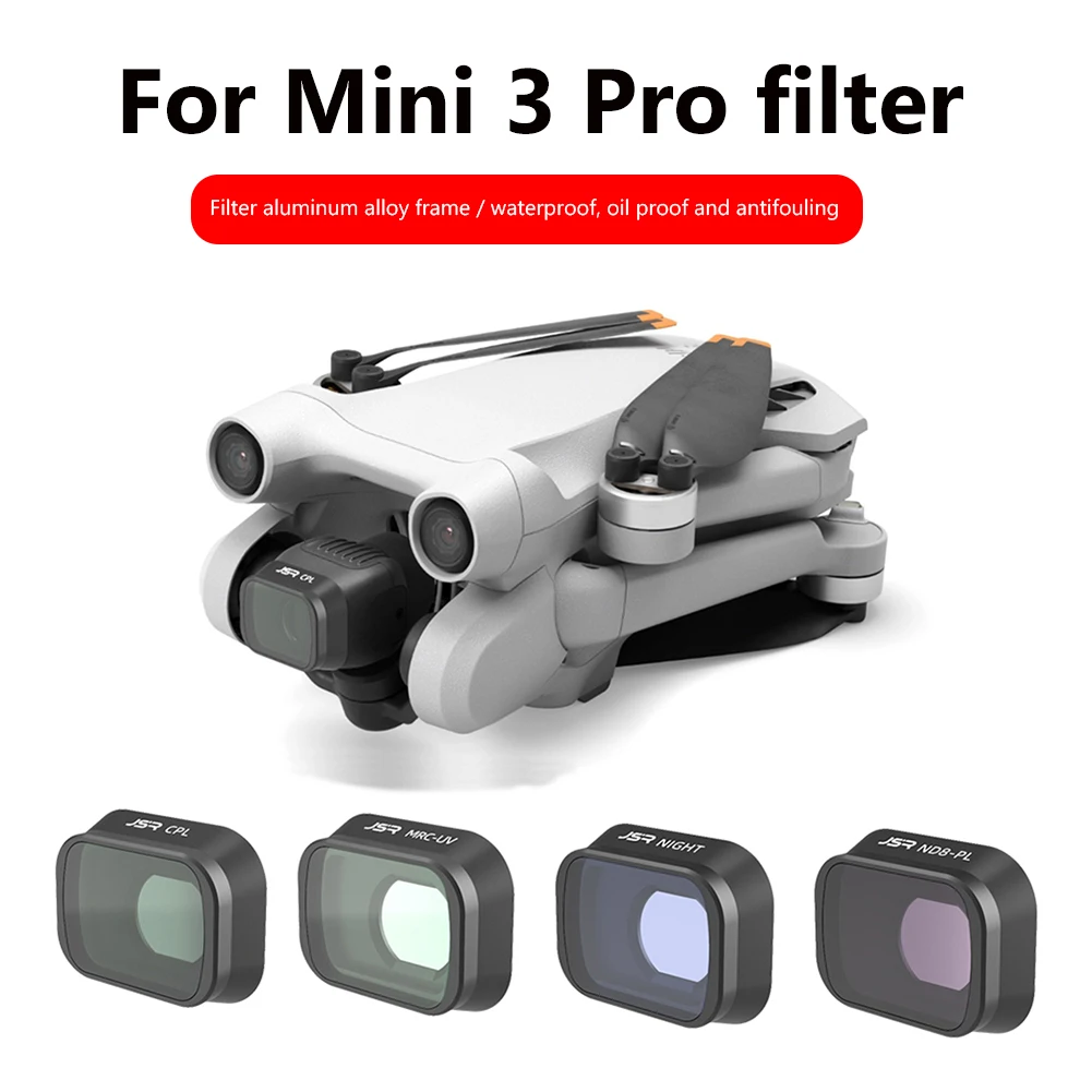 

Комплект фильтров для объектива камеры DJI MINI 3 PRO с многослойным покрытием и защитой от ультрафиолета UV CPL ND Drone аксессуары для фильтра квадро...
