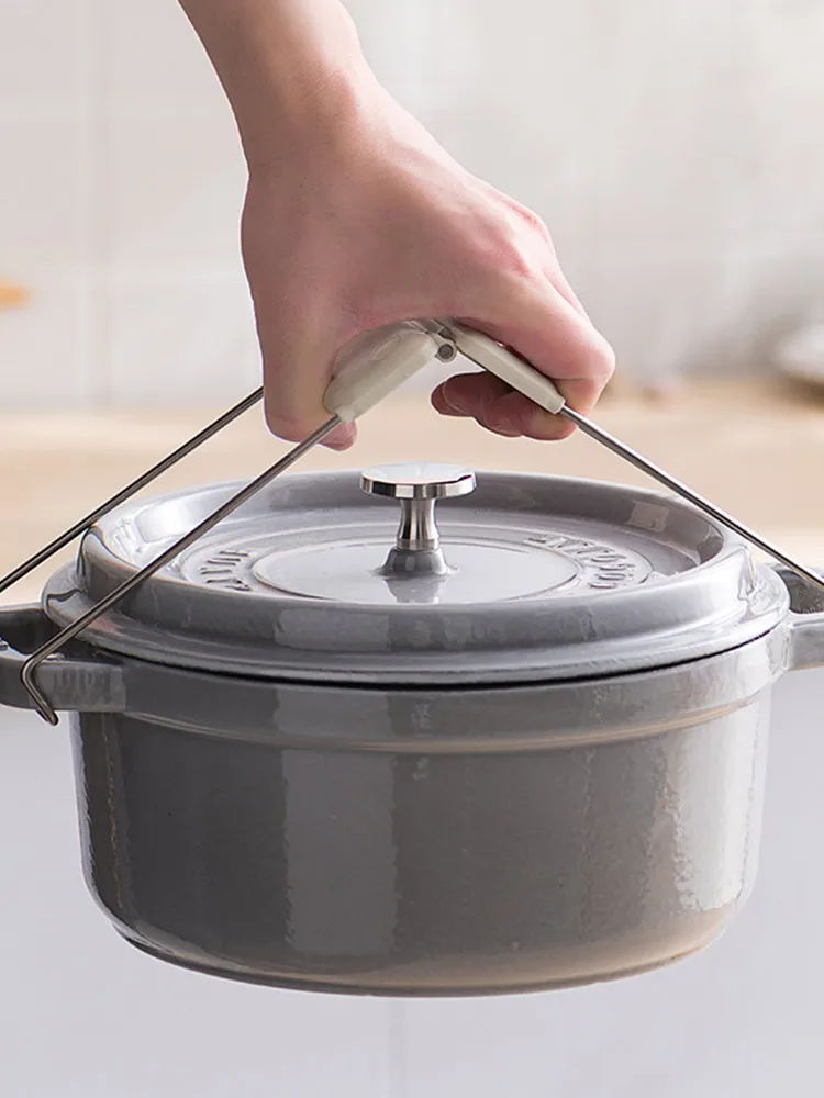 Силиконовый инструмент для защиты от ожогов кухонный зажим из нержавеющей стали