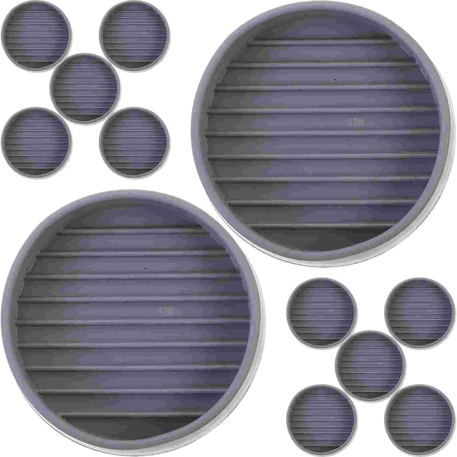 

12 Pcs Table Wheel Caster Cups Chair Leg Rubber Sofa Furniture Stoppers Hardwood Floors