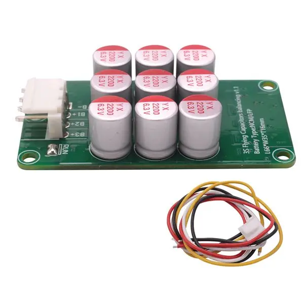 

1PCS 3S Active Equalizer Balancer Lifepo4 / Lipo/ LTO Battery Energy Equalization Capacitor BMS Board