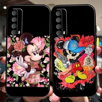 disney mickey mouse cartoon phone case for huawei p smart z 2019 2021 p20 p20 lite pro p30 lite pro p40 p40 lite 5g coque funda