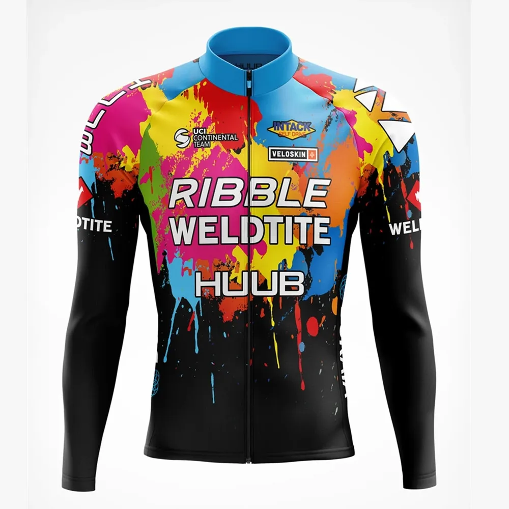 

HUUB 2022Men Summer thin Long Sleeves Cycling Jersey Suit Breathable MTB Racing Bike Uniform Spring Ropa Ciclismo Bicycle Jacket