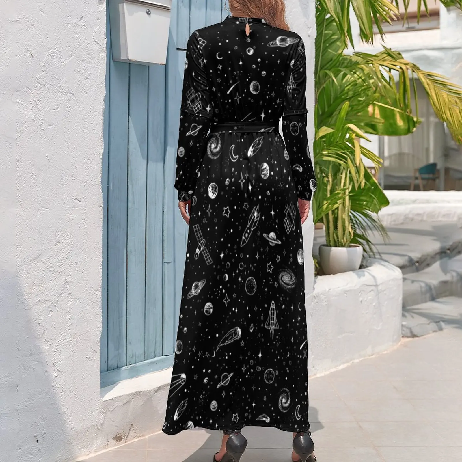 Женское платье с длинным рукавом Moon Star |