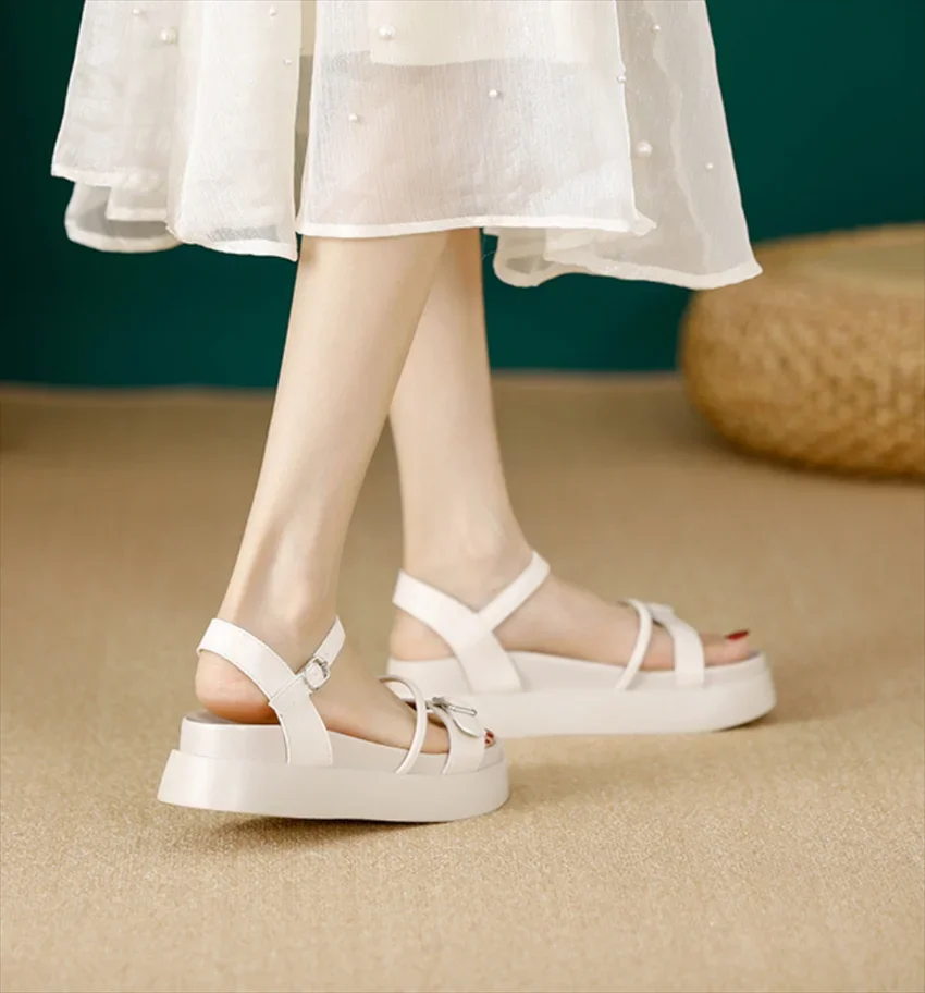 Новинка 2024 женская модная Высококачественная Белая обувь летняя и