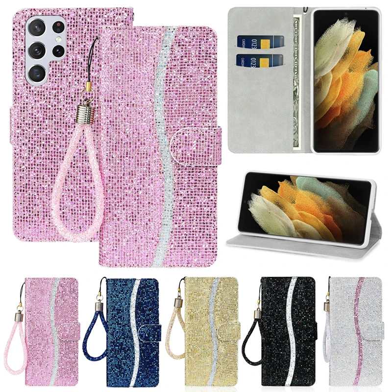Wallet Flip Leather Case For Samsung Galaxy S23 Ultra S22 Plus S21 FE S20 FE A04s A12 A13 A14 A32 A33 A51 A52 A53 A71 A72 A73