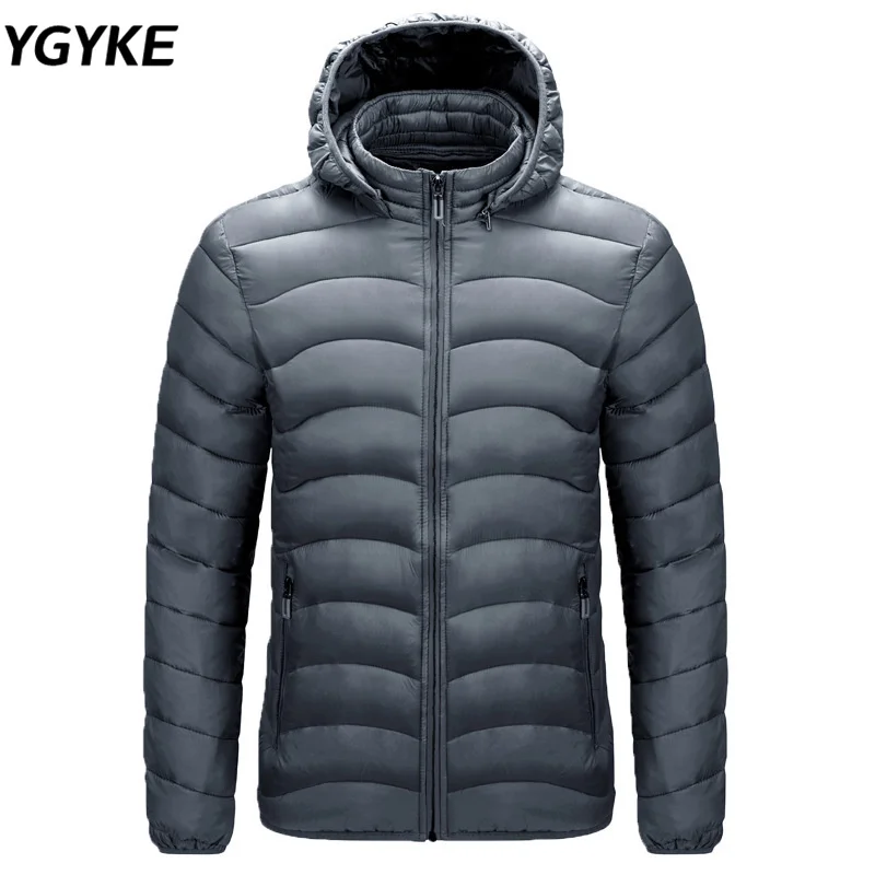 2022 New Winter Men's Zipper Jacket Coat Thickened Warm Windproof Hooded High-neck Cotton Clothing Casual Men's Jacket