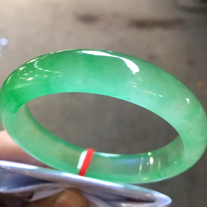 

zheru Jewelry Natural Burma Jade 54mm-62mm bracelet Exquisite Princess bracelet send girlfriend send mom